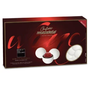 CONFETTI BIANCHI CON GELATINA DI VINO ROSSO 500 GR