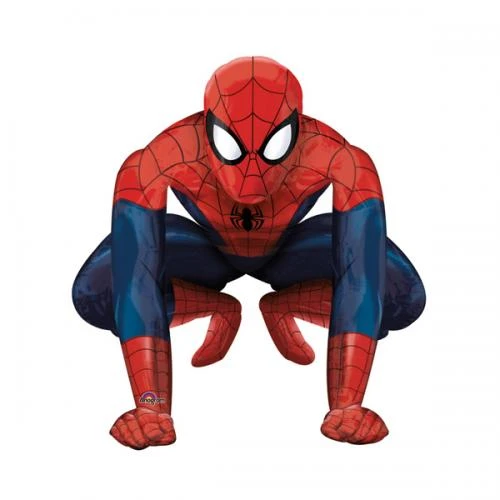 PALLONCINO SAGOMA SPIDERMAN GRANDEZZA NATURALE GONFIABILE AD ELIO