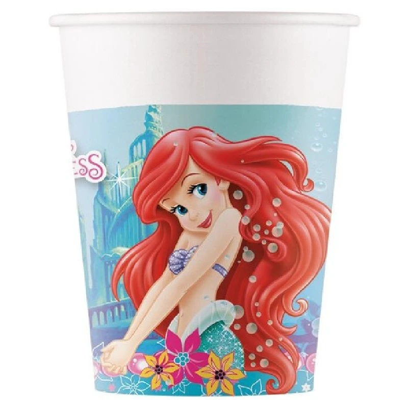 BICCHIERE CARTA SIRENETTA 200 ML