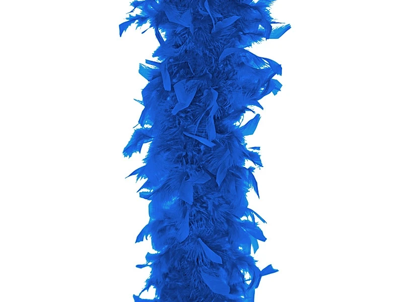 CARNEVALE boa blu neon
