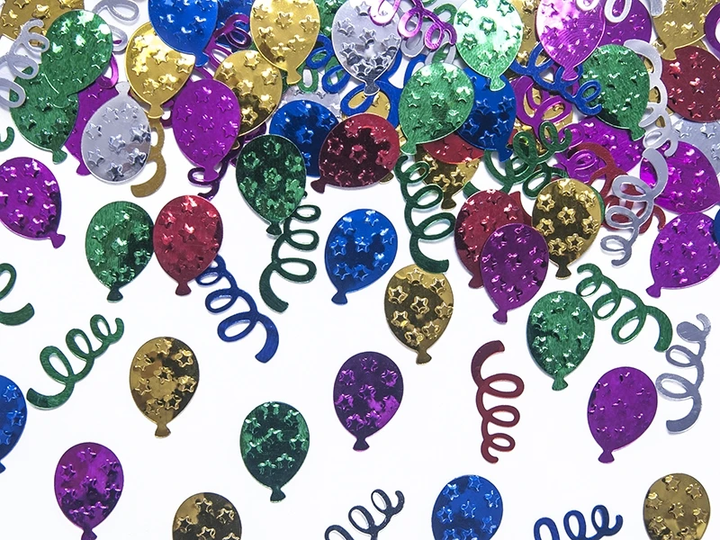 CORIANDOLI A FORMA DI PALLONCINO MULTICOLOR 15 GR 1 PZ
