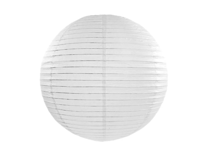 LANTERNA CINESE CARTA BIANCA 25 CM 1 PZ