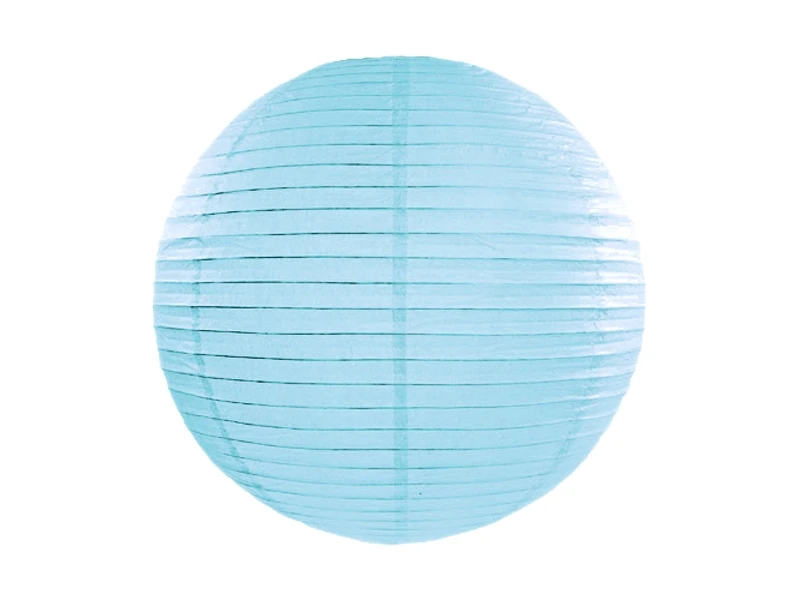 LANTERNA CINESE CARTA AZZURRA 25 CM 1 PZ