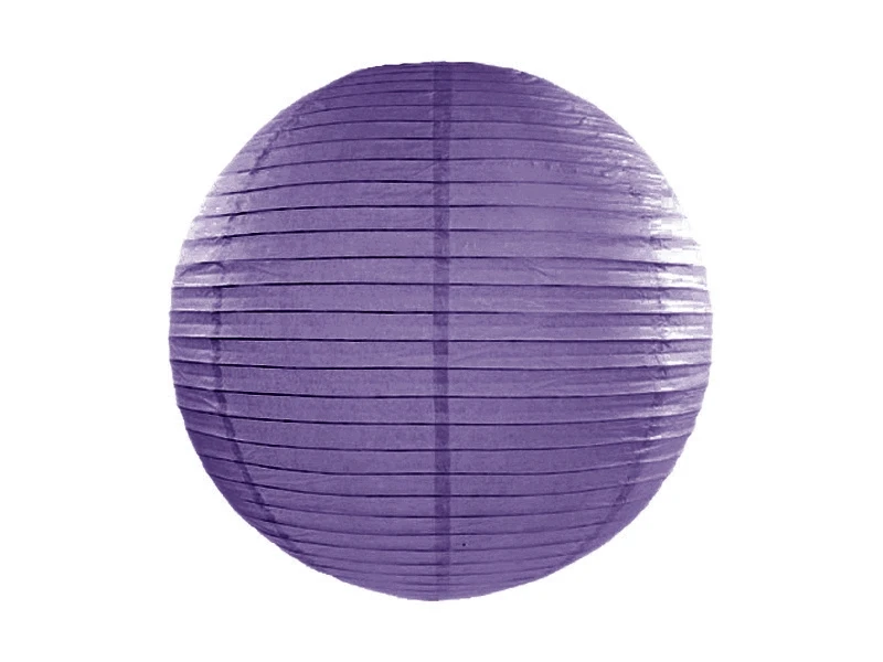 LANTERNA CINESE CARTA VIOLA 25 CM 1 PZ