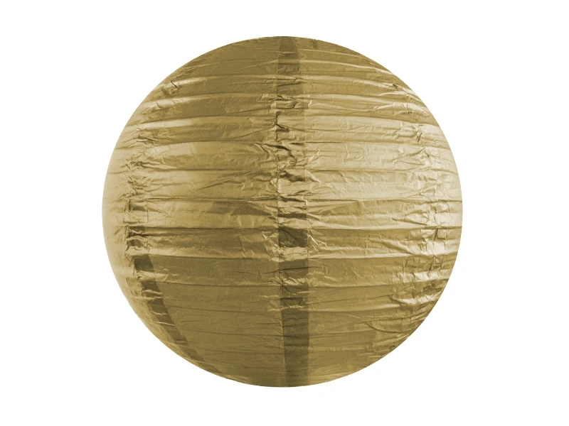 LANTERNA CINESE CARTA ORO 25 CM 1 PZ