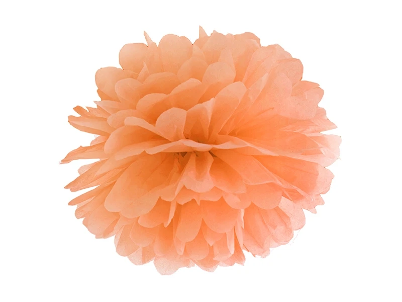 POM POM DI CARTA ARANCIONE 35 CM