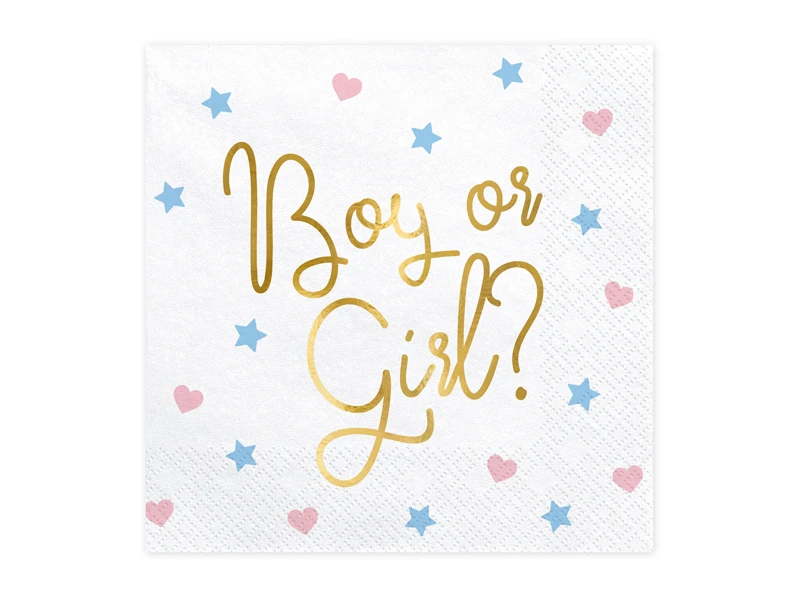 TOVAGLIOLO BABY SHOWER BOY OR GIRL 33X33 CM