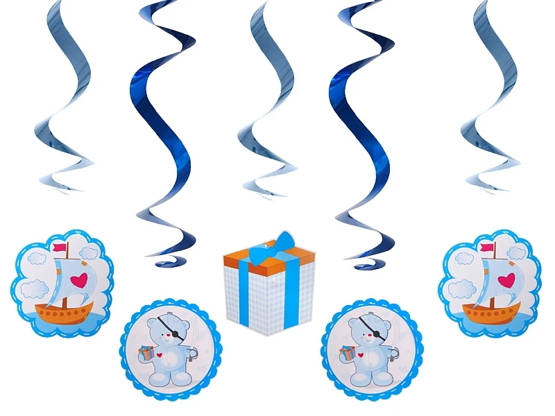 FESTONE PENDENTE BOY ALTEZZA 60 CM   5 PZ PER CONFEZIONE