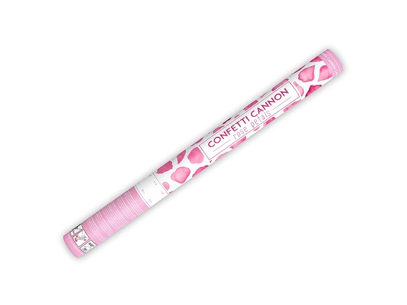 cannone sparacoriandoli petali rosa