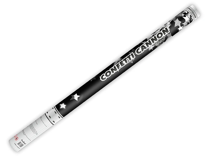 cannone sparacoriandoli stella argentata