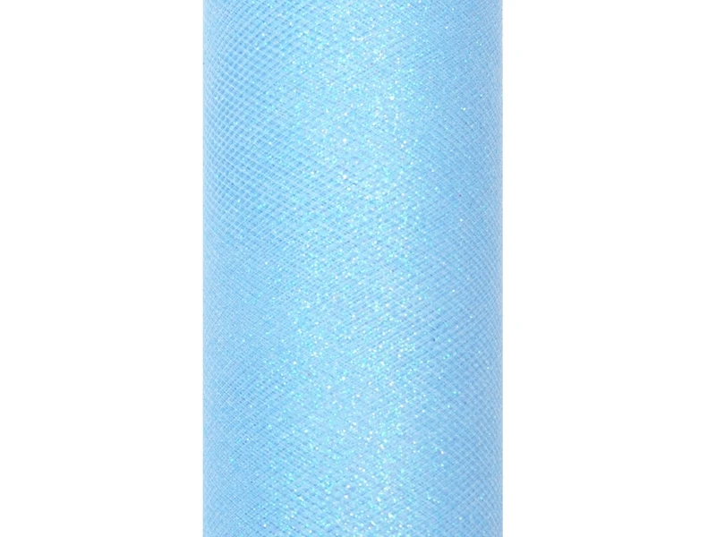 TULLE AZZURRO A BOBINE DA 25 METRI X 3 METRI