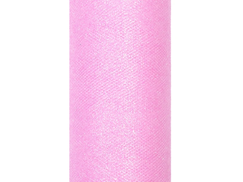 TULLE ROSA A BOBINE DA 25 METRI X 3 METRI