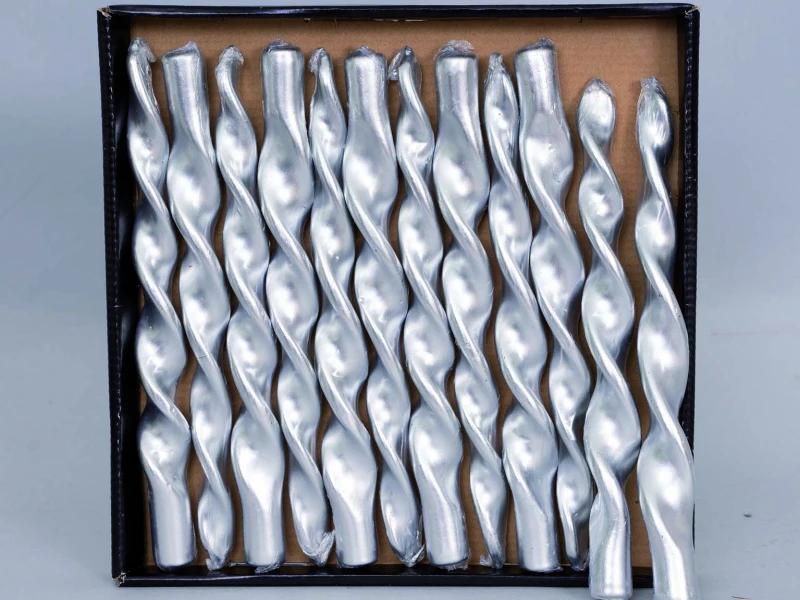 "NATALE" candela argento cm 26