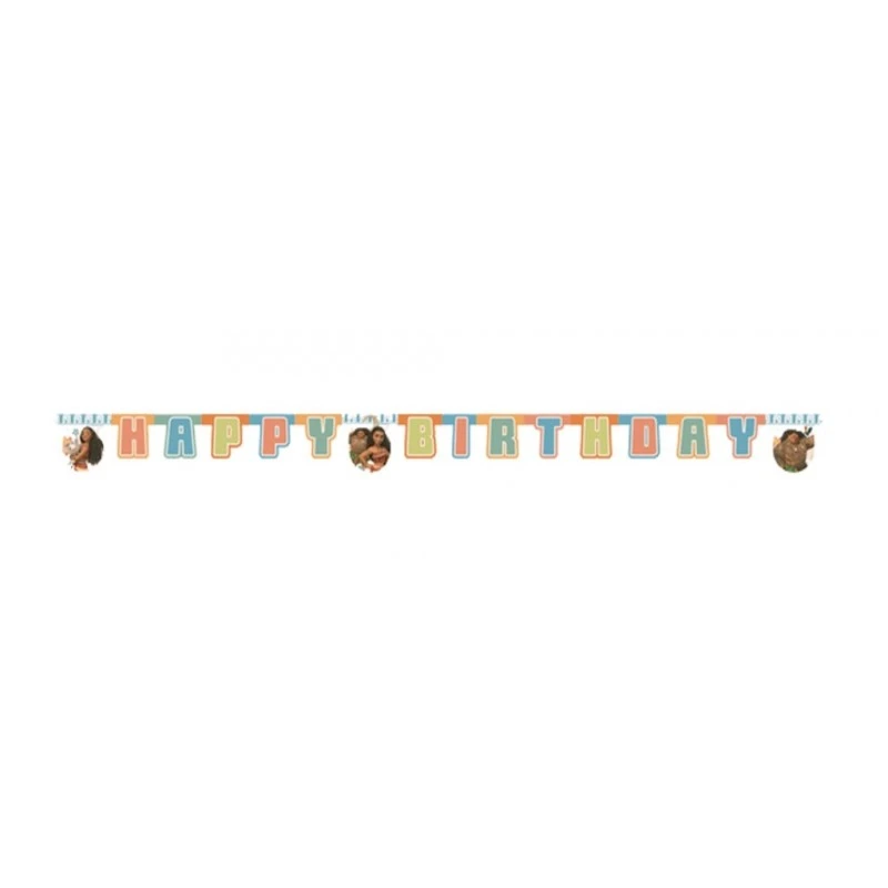 FESTONE OCEANIA LETTERE IN CARTONCINO 1,95 MT