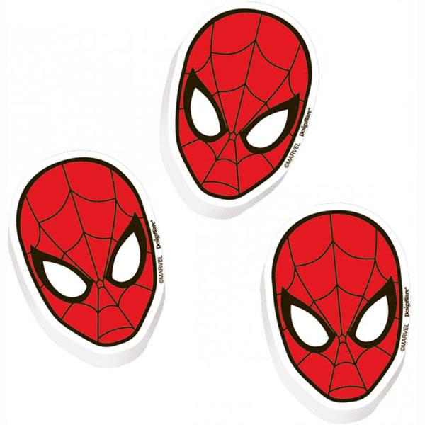 GADGET gomme spider man 12 pz