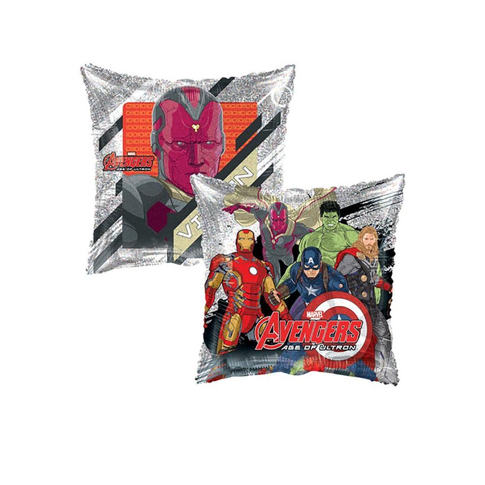 PALLONCINO AVENGERS AGE OF ULTRON VISION QUADRATO GONFIABILE AD ELIO 