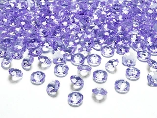 PIETRE A FORMA DI DIAMANTE LILLA  12 MM   1 PZ