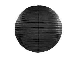 LANTERNA CINESE CARTA NERO 25 CM 1 PZ