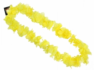 collana hawaiiana gialla