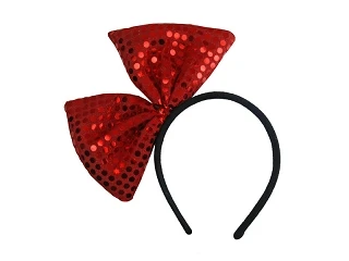 CARNEVALE cerchietto con fiocco rosso