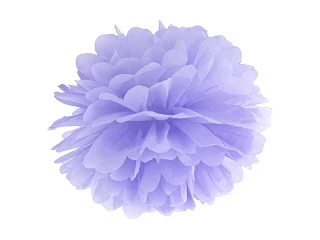 POM POM DI CARTA LILLA 35 CM