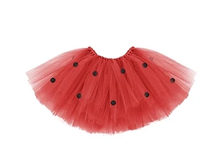 CARNEVALE gonna tutu coccinella