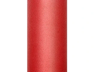 TULLE ROSSO A BOBINE DA 25 METRI X 3 METRI