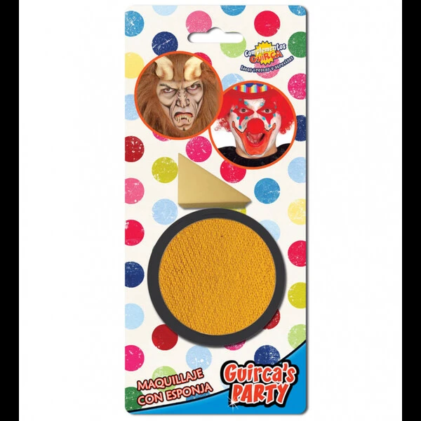 TRUCCO CERONE ARANCIO CON SPUGNA 1 PZ