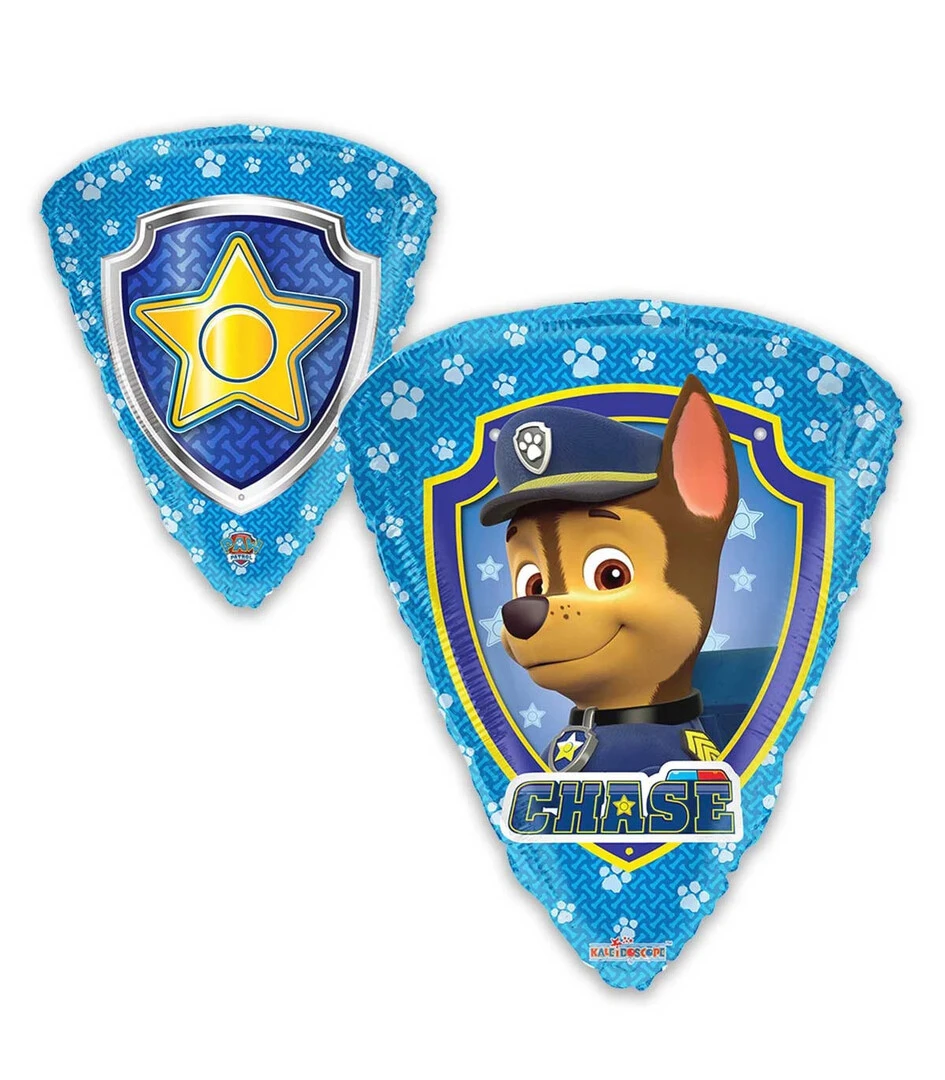 PALLONCINO A FORMA DI SCUDETTO PAW PATROL GONFIABILE AD ELIO 