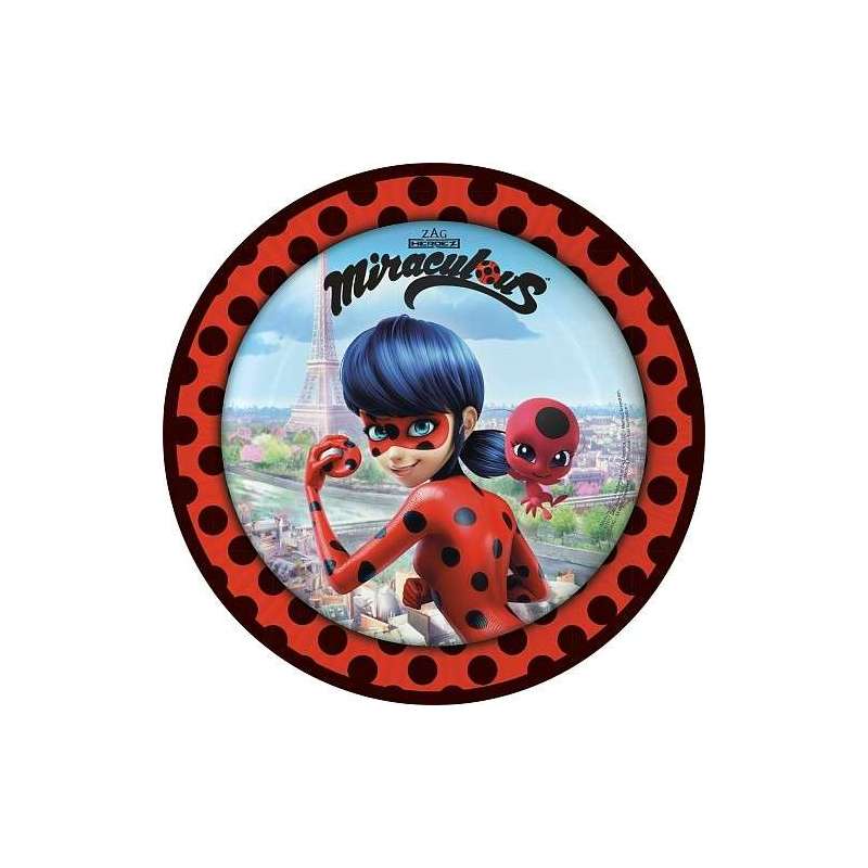 PIATTO LADY BUG DA 23 CM