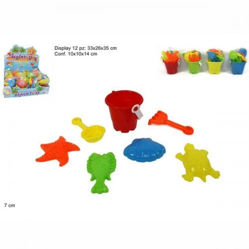 ARTICOLI PER IL MARE mini secchiello con accessori