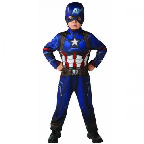 COSTUME CARNEVALE CAPITAN AMERICA 2