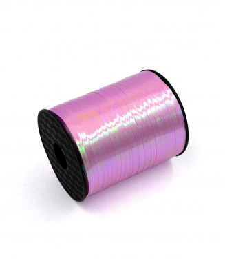 NASTRO ROSA METALLIZZATO 5 MM X 250 METRI 1 PZ PER PALLONCINI