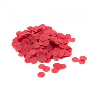 CORIANDOLI/CONFETTI IN CARTA ROSSO 50 GR (1 PZ) PER PALLONCINI