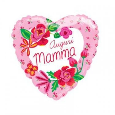 PALLONCINO AUGURI MAMMA GONFIABILE AD ELIO (46 CM CIRCA) 