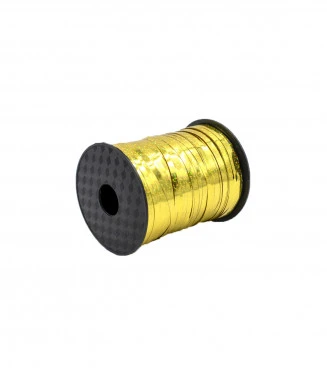 NASTRO ORO METALLIZZATO 5 MM X 250 METRI 1 PZ PER PALLONCINI