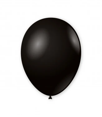 PALLONCINO LATTICE PASTELLO NERO (30 CM CIRCA) 100 PZ
