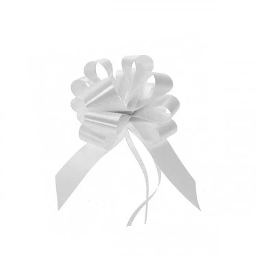 COCCARDA BIANCA PER PALLONCINI 50 MM  1 PZ