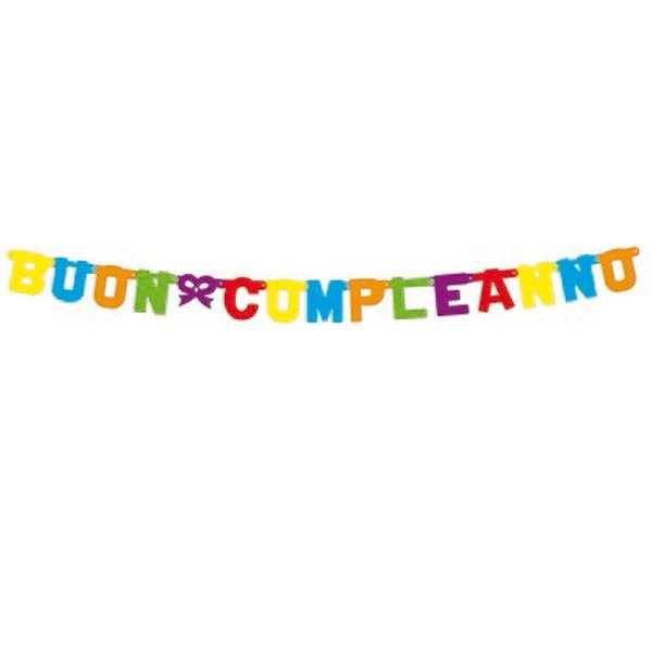 FESTONE BUON COMPLEANNO A LETTERE 1.5 MT