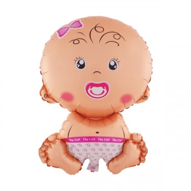 PALLONCINO SAGOMA BIMBA GONFIABILE AD ELIO (71 CM CIRCA) 1 PZ