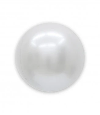 PALLONCINO PVC ELASTICO BIANCO CROMATO ( 61 CM) 1 PZ