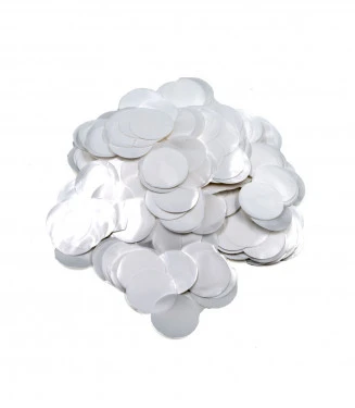 CORIANDOLI/CONFETTI IN CARTA BIANCO 50 GR (1 PZ) PER PALLONCINI 