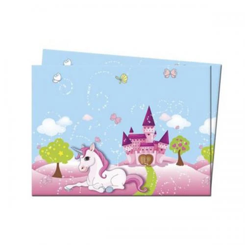 TOVAGLIA IN PLASTICA UNICORNO 120X180 MM