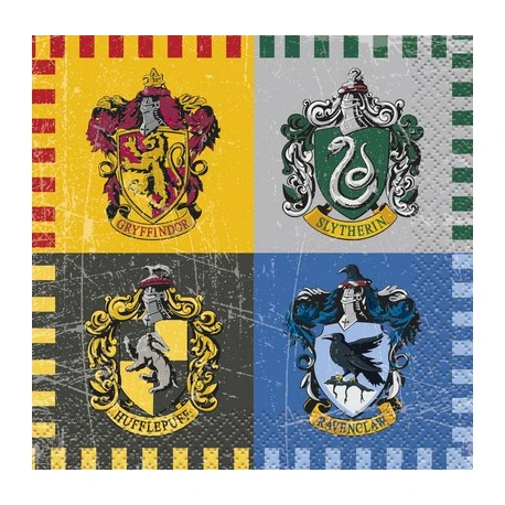 TOVAGLIOLO HARRY POTTER 25X25 CM 16 PZ