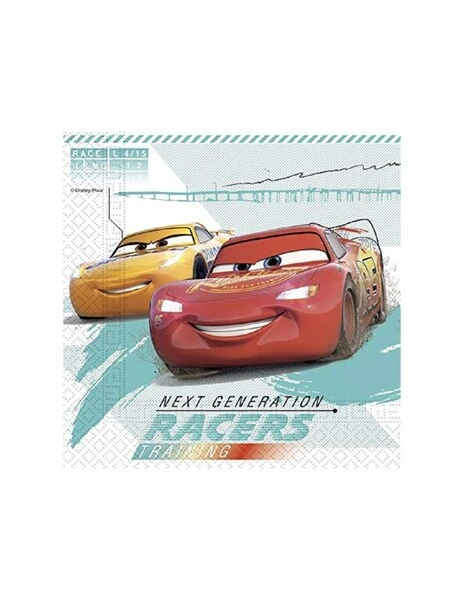 TOVAGLIOLO CARS 33 CM  20 PZ